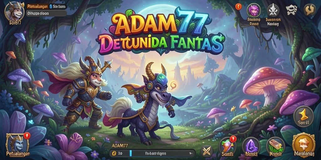 Screenshot menunjukkan aksi petualangan mendebarkan ADAM77 dengan grafis yang menakjubkan.