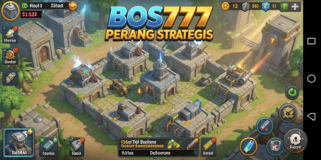 Screenshot menampilkan aksi seru dalam Tower Defense.