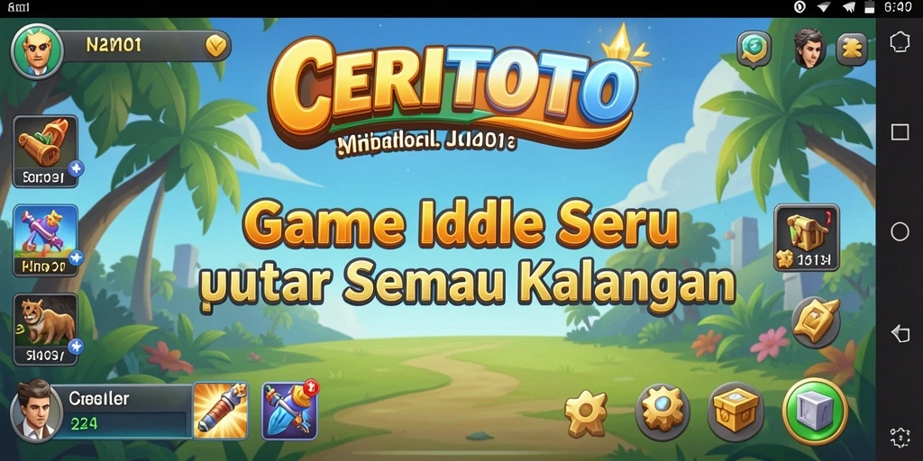 Tampilan menarik dari gameplay CERITOTO yang seru dan mengasyikkan.