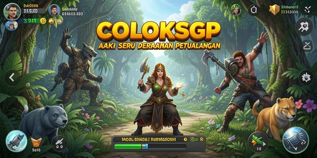 Screenshot gameplay COLOKSGP menampilkan aksi mendebarkan dan karakter yang beragam.