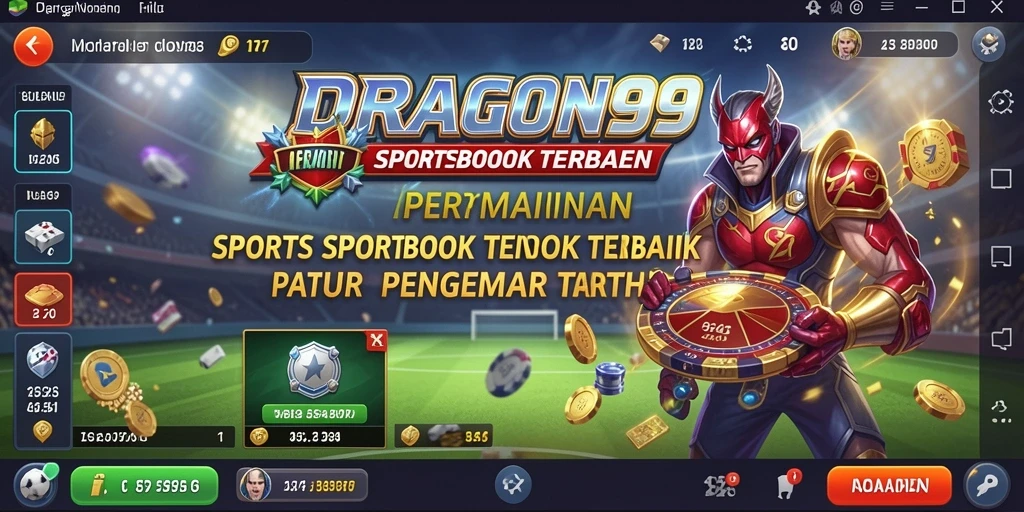 Tampilan gameplay menarik dari aplikasi Sportsbook DRAGON99.