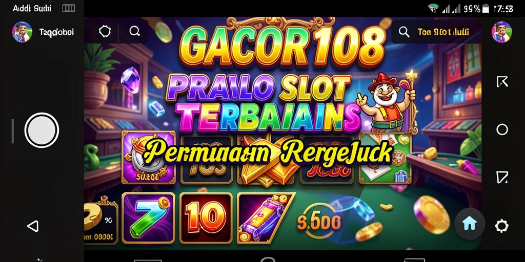 Gameplay seru GACOR108 dengan fitur menarik dan jackpot besar.