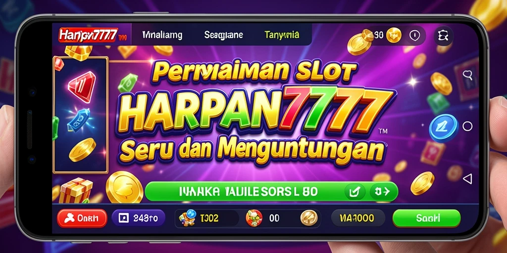 Tampilan gameplay Slot HARAPAN777 yang menegangkan dan seru.