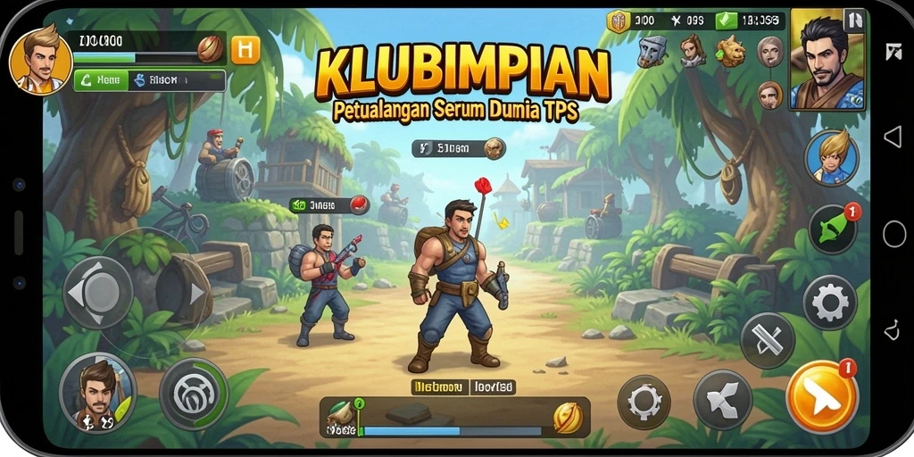 Tangkapan layar menampilkan aksi seru dalam permainan TPS.