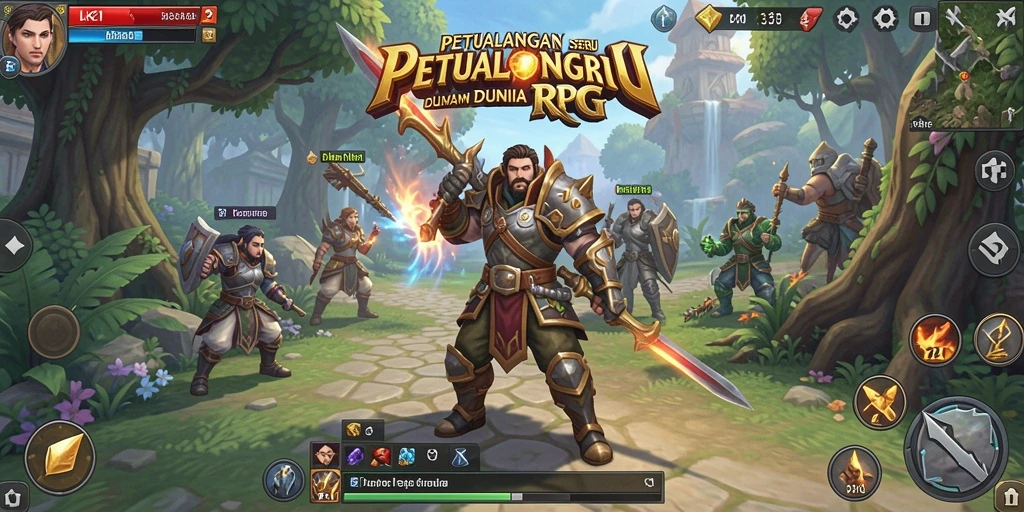 Menampilkan gameplay RPG yang seru dan mendebarkan.