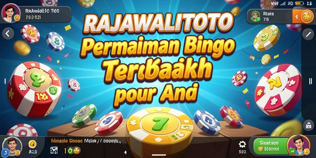 Tampilan gameplay seru pada aplikasi Bingo RAJAWALITOTO.