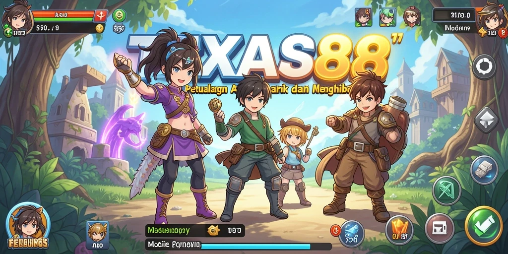 Tampilan mengagumkan gameplay TEXAS88 dengan karakter Anime yang menawan.